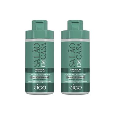Imagem de Shampoo Eico 450Ml Salao Em Casa Cachos Definidos - Kit 2Un