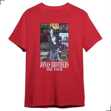 Imagem de Camiseta J-Jonas Brothers Banda Vintage Tour Brasil The Eras - Asulb