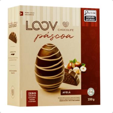 Imagem de Ovo De Páscoa Loov Puro Cacau Amazonico 250G Chocolife Avelã