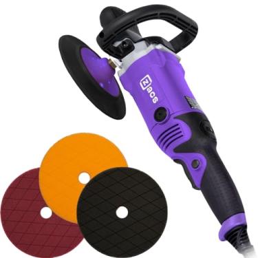 Imagem de Politriz Rotativa 6'' 110 V + Boinas Corte Refino Lustro Zacs