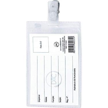 Imagem de Cracha Com Presilha Vertical Presilha Rem.10X7Cm. Pacote Com 50-2736