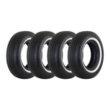 Imagem de Kit 4 Pneus Aplus Aro 15 235/75R15 A868 Faixa Branca 105S