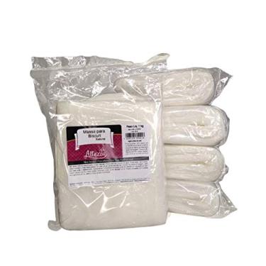 Imagem de Massa Para Biscuit Natural 1kg Porcelana Fria - Iniciante ao Profissional Para Artesanato