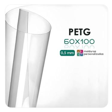 Imagem de Placa Acrilica Transparente Petg para Proteção de Molduras Quadros (60X100)