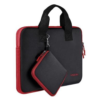 Imagem de Hseok Capa para laptop de 13,3 a 14 polegadas com bolsa pequena, bolsa de neoprene para computador compatível com MacBook Pro de 14 polegadas M4/M3/M2/M1 2025-2021, Mac Air/Pro de 13,3 polegadas e a