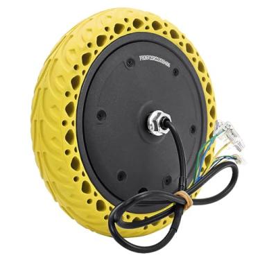 Imagem de Pneu de Motor de Scooter Elétrico, Motor de Cubo de Scooter Elétrico de 250 W Com Pneu de Borracha Antiderrapante Favo de Mel à Prova de Explosão Roda de 8,5 X 2 Polegadas para