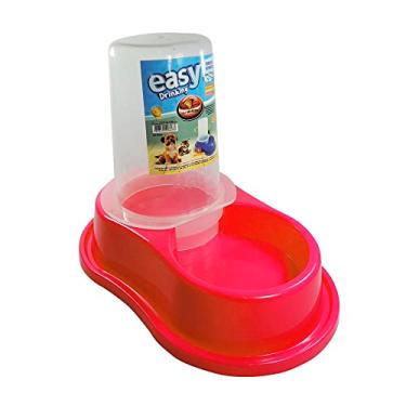 Imagem de Furacão Pet Bebedouro Plástica Anti-Formiga Autom. Com Dosador Tamanho P Vermelho Para Cães