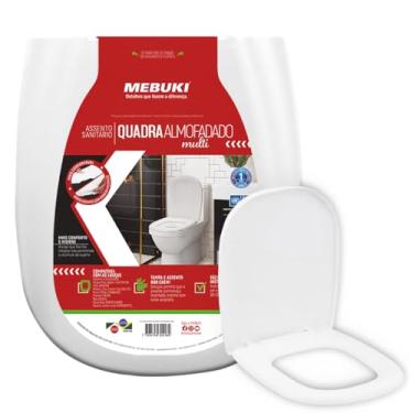 Imagem de Assento Retangular Almofadado, Mebuki, Branco