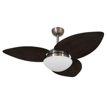 Imagem de Ventilador De Teto Vd42 Dunamis Bronze 3P Rattan Tabaco 110V - Volare,