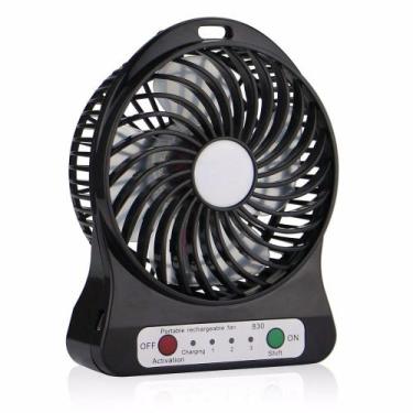 Imagem de Mini Ventilador Portátil Bateria Recarregável 3 Velocidades - Activati