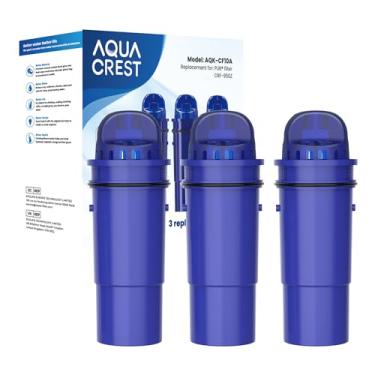 Imagem de AQUA CREST Filtro de água AQK-CF10A certificado NSF para jarro e dispensadores Pur® PPT700W, CR-1100C e PPF951K (embalagem com 3)