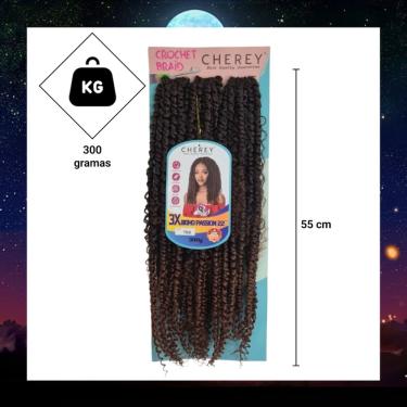 Imagem de Aplique Cabelo 3x Boho Passion 55cm 300g Crochet Braid