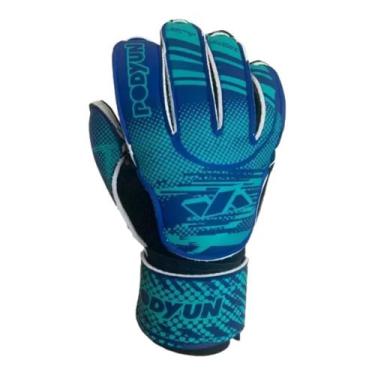 Imagem de Luva de Goleiro Futebol Campo , Society Podyun Infantil , Azul, 5