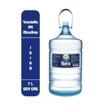 Imagem de Água Mineral Ibira Sem Gás Ph 10,24 + Vanádio Galão Descartável 7 Litr