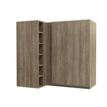 Imagem de Módulo Cozinha Kappesberg Maxxi Armário Canto G768 c/ 1 Porta Nogal