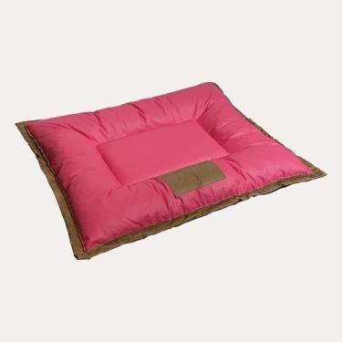 Imagem de Cama pet colchonete  impermeável   P  67 x 49 x 7 cm  Pink - Solo Pet 