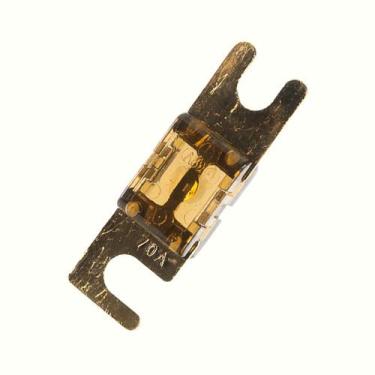 Imagem de Kit 10 Unidades Fusíveis Lâmina Faca Midi Banhado a Ouro Modelo Anl Fa