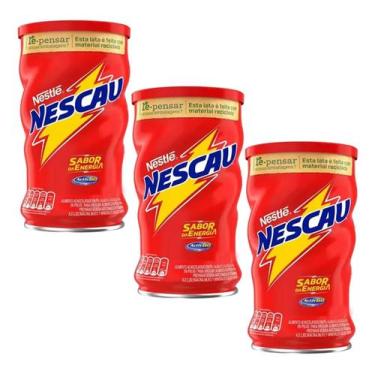 Imagem de Achocolatado Nescau 350 Gramas Nestle Kit 3 - Nestlé, Achocolatado Nes