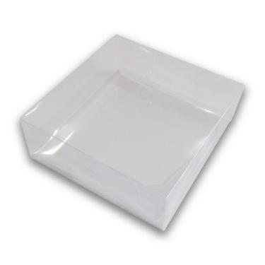 Imagem de 10 Caixa Para 16 Brigadeiros Com Berço, Transparente Acetato - Embala 