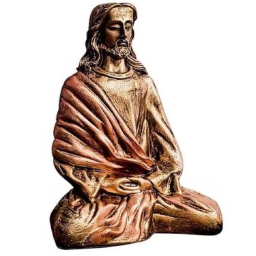 Imagem de Jesus Meditando Estátua 21Cm 28088 - Plat1