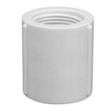 Imagem de Luva Roscavel PVC Branca 1/2 Krona UN 0270