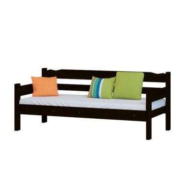 Imagem de Sofa Cama de Madeira Maciça Cor Preto - Abs Atacadista