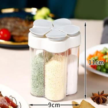 Imagem de Pote 5em1 Frasco Organizador Porta Temperos Condimento Molho - Ami, Ci