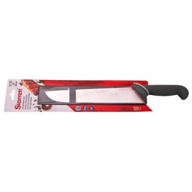 Imagem de Faca Churrasco e Açougue 25cm Preta Curvada Larga Starrett KBKB205-10
