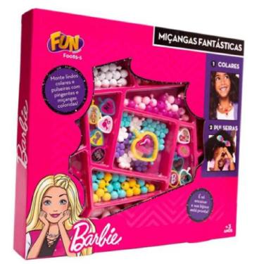 Imagem de Kit Miçangas Fantásticas Colares E Pulseiras Barbie F00855 - Fun