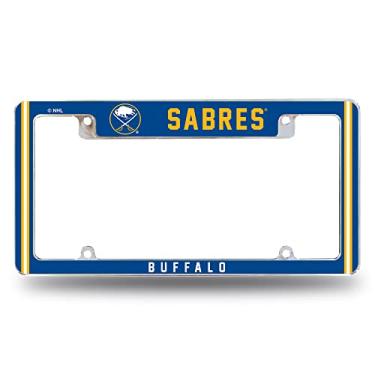 Imagem de Rico Industries Moldura de placa de carro automotiva NHL Buffalo Sabres Classic 30,48 cm x 15,24 cm para carro/caminhão/SUV