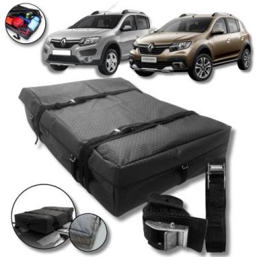 Imagem de Bolsa Maleiro Teto Impermeável + Cinta 175l Sandero Stepway - BR18