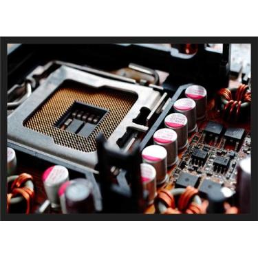 Imagem de Quadro Decorativo Informática Eletrônica Decorações Com Moldura - Vita