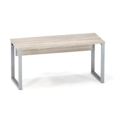 Imagem de Mesa Diretora Tubular P25 Pandin 1,5x0,7 M Casablanca e Cinza