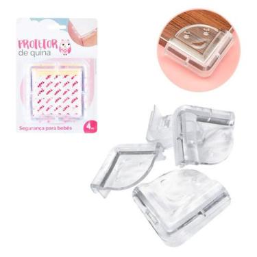 Imagem de Protetor de quina silicone para bebe e criança - QPORRETA, Transparent