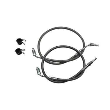 Imagem de 1910474 1910502 1910475 1910503 Linha de mangueira de freio dianteira esquerda e direita para Polaris Sportsman Trail Boss Magnum Scrambler Trail Blazer Xplorer Xpedition ATP 500 400 330 700 250 325