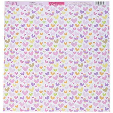Imagem de Bella Blvd Cartolina dupla face Sweet Baby Girl 1123 (25 folhas por pacote), 30 x 30 cm, She Stole My Heart, sortido