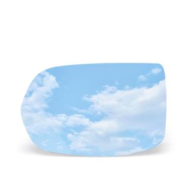 Imagem de TOEMIRR Driver de vidro espelhado lado esquerdo adequado para HONDA CR-V 2007 2008 2009 2010 2011 com adesivo plano sem placa de suporte