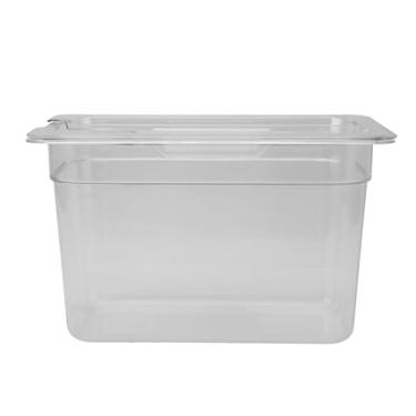 Imagem de Máquinas Sous Vide Caixa de Lavar Louça 6.9L Grande Cpacidade Bordas Arredondadas Design Transparente Caixa de Cozinha de Retardação de Alimentos para Organização e Armazenamento