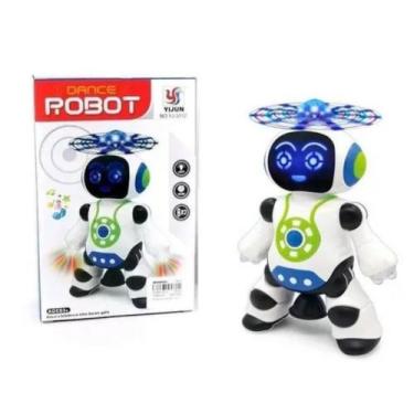 Imagem de Robô Dançarino Toca Música Luzes Dancing Robot Brinquedo Infantil - To