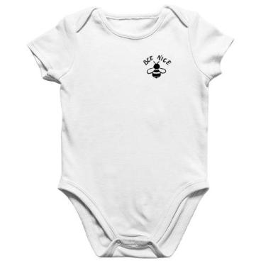 Imagem de Body Bebê Algodão Bee Nice - Foca na Moda, Branco, M
