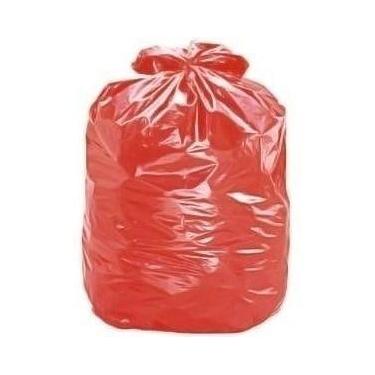 Imagem de Saco De Lixo 20 Litros Vermelho Com 100 Unidades Recicláveis - HIGIPAC