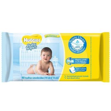 Imagem de Lenços Umedecidos Huggies T Baby Wipes  - 48 Unidades