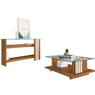 Imagem de Aparador Frizz 305130 e Mesa de Centro Frizz 304130 Natutrale Off Whit