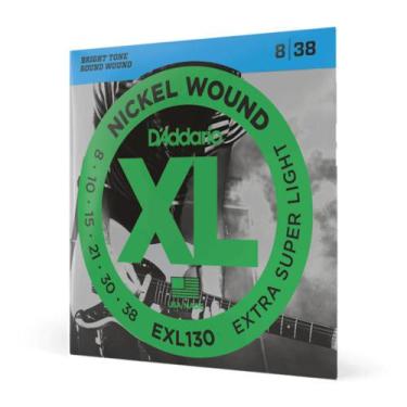 Imagem de Encord Guitarra .008 D'Addario XL Nickel Wound EXL130 - D addario