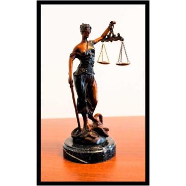 Imagem de Quadro Decorativo Direito Têmis Advogados Escritórios Quartos Salas Co