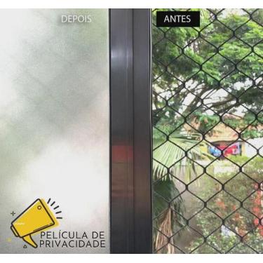 Imagem de Adesivo Jateado Para Box Banheiro Janelas Vidros 1x1m - Papel na Pared