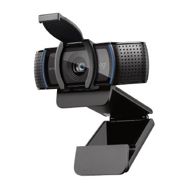 Imagem de Webcam Logitech FULLHD C920S - 960-001257 Preto Bivolt