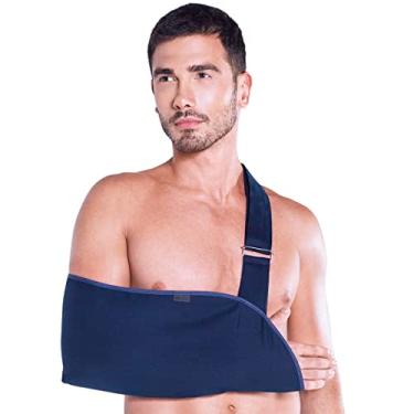 Imagem de Kestal Tipoia Ortopédica Simples suporte braço ombro punho Azul, Bilateral, GG