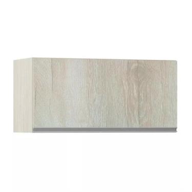 Imagem de Armário Basculante Luciane 80cm 1 Porta Lis, Legno Crema