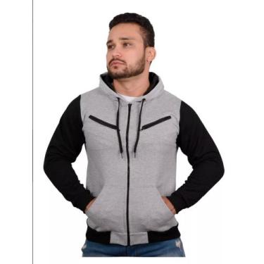 Imagem de Blusa De Frio Ziper Casaco Moletom Grosso Masculino Feminino - DTSTYLE
